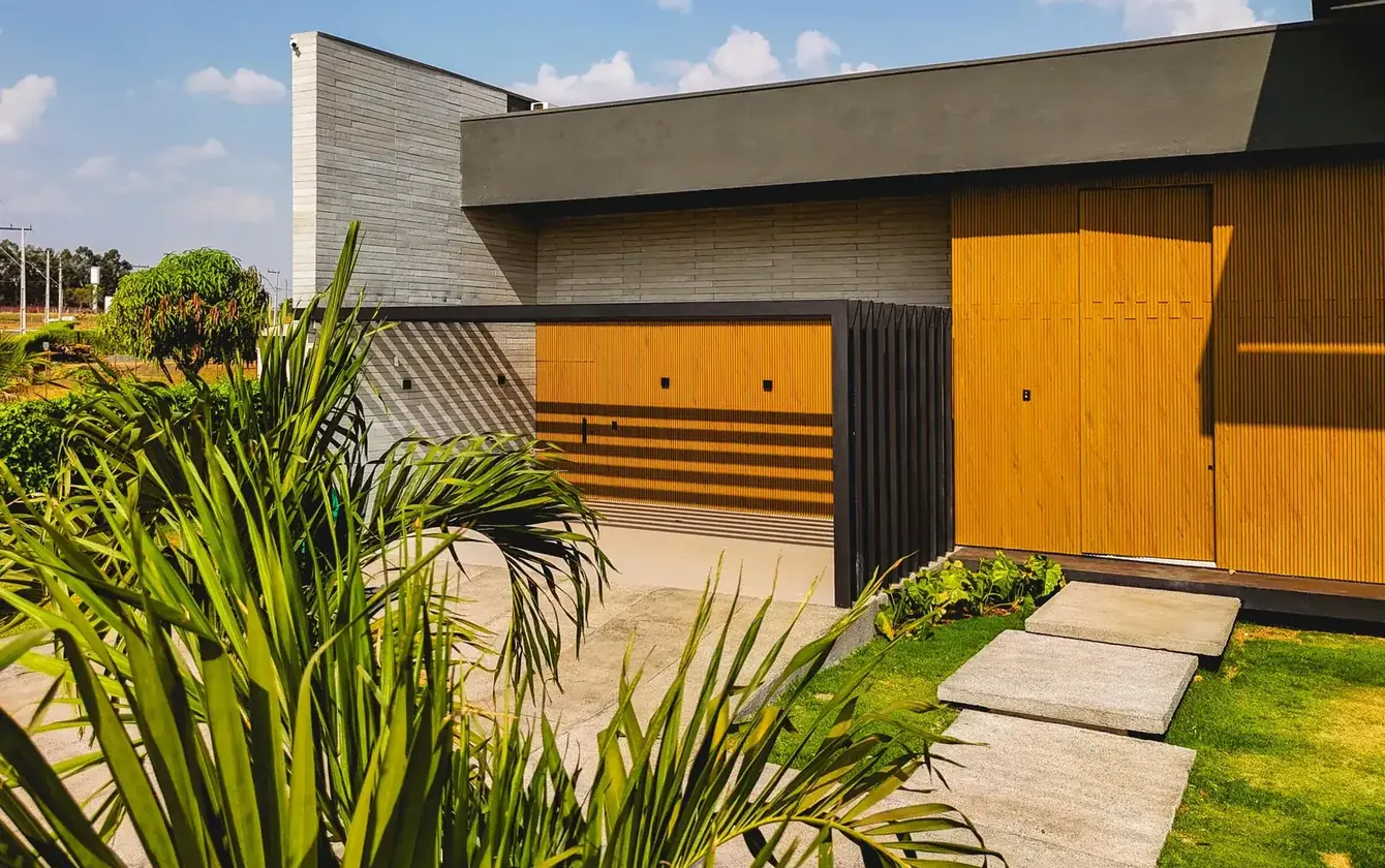 Casa Aroeiras em Bela Vista de Goiás Fachada da Casa Aroeiras em Bela Vista de Goiás, residência de alto padrão da GEFORTE